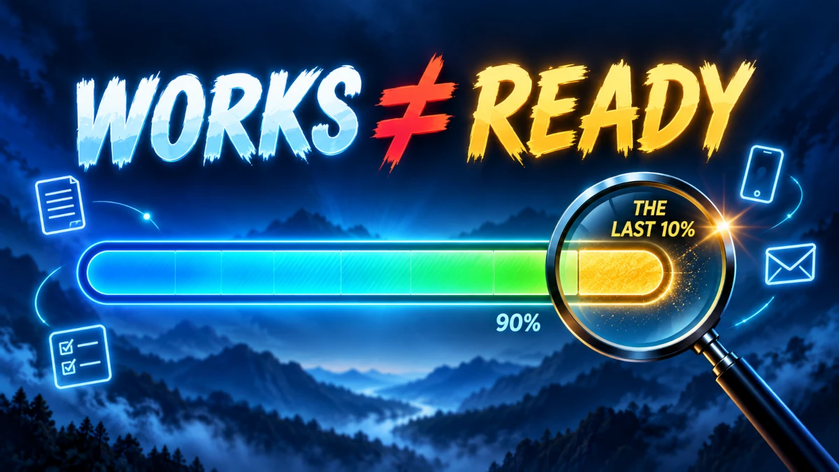 Why “Finished” Isn’t the Same as Ready